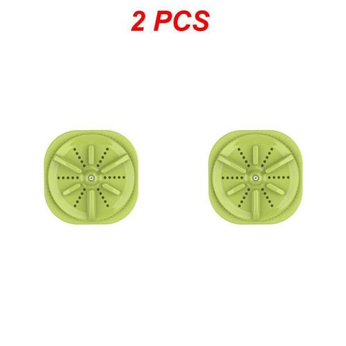 Mini machine à laver turbo à ultrasons,lave-linge portable,nettoyeur de vêtements sales USB,camping en plein air,1 pièce,2 pièces - Type G 2pcs