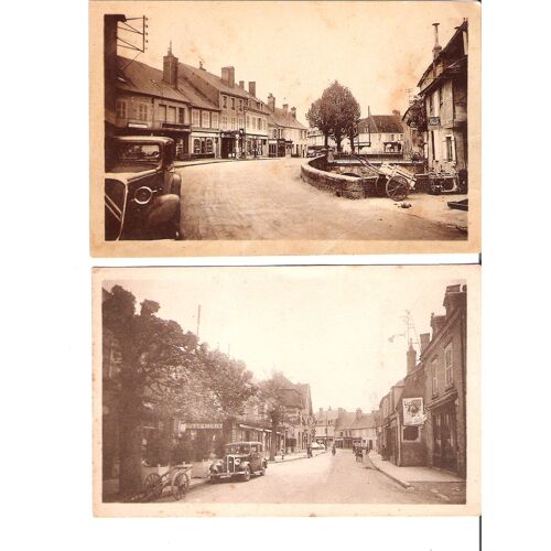 Lot De 2 Cpa Cartes Postales Moulins-Engilbert  (Nièvre) Bourgeois