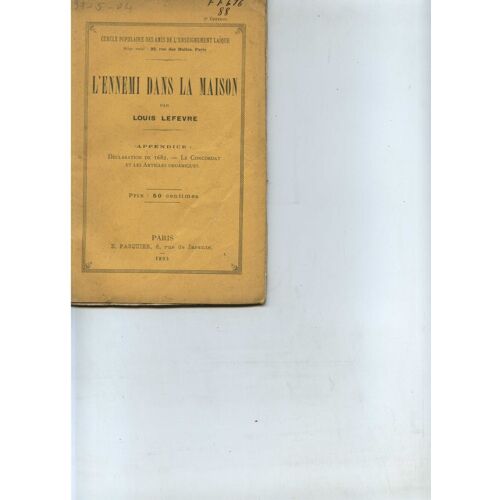 L"Ennemi Dans La Maison