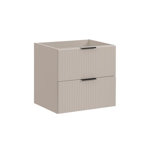Meuble sous-vasque stratifiés beige