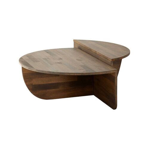 Table basse en bois beige 90x60 cm