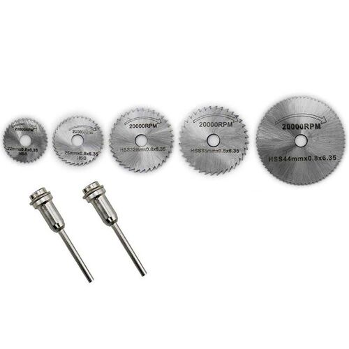 Lame de scie circulaire HSS pour couper le bois, disque, mandrins, outil rotatif, nouveau, livraison directe, 7 pièces