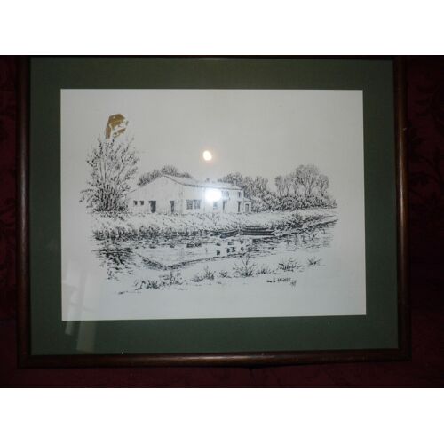 Beau Dessin Original De Camille Gougnard