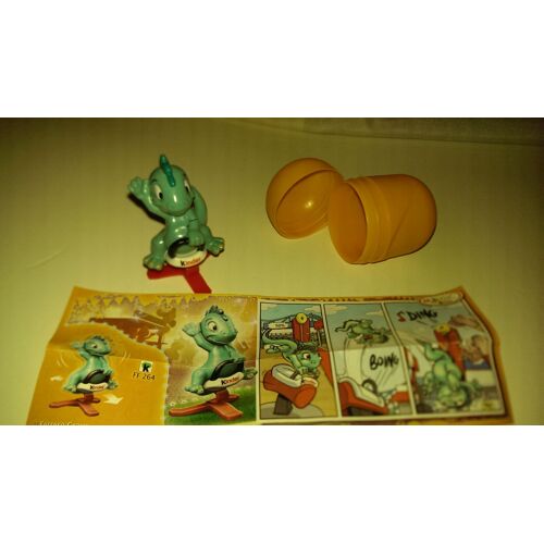 Figurine Kinder Anniversaire 40 Ans Dragon Sur Balançoire