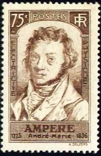 France 1936 - Yv. 310, André Marie Ampère (1775-1836), Physicien - 75 Cts. Brun, Neuf*