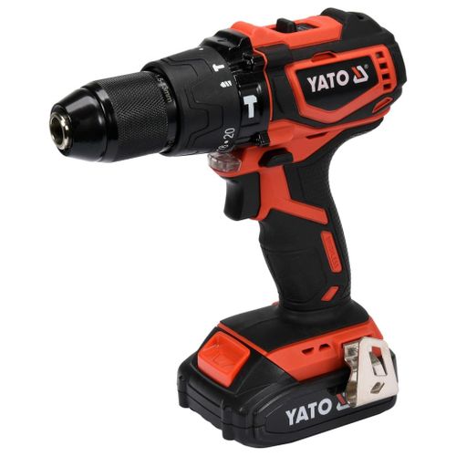 YATO Perceuse à percussion sans balais et batterie 2,0Ah 18V 42Nm