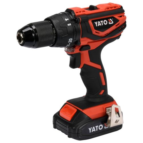YATO Perceuse à percussion avec batterie Li-ion 2,0Ah 18V 40Nm