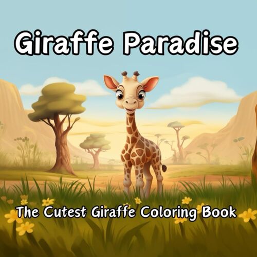 Giraffe Paradise: The Cutest Giraffe Coloring Book: 50 Unique Cute Giraffe Coloring Pages For Kids, Teens, Adults Relaxation. Adorable Cute Giraffes ... Of All Ages (Animal Paradise Coloring Series)