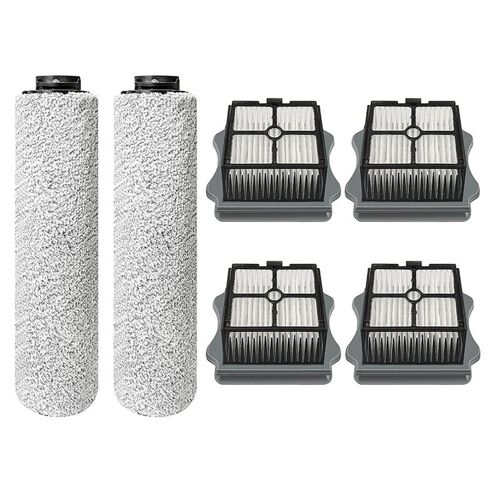 6PCS nadaje si? do Tineco Iflora 3 / One S3 szczotka g?ówna filtr siatkowy, 4 filtry i 2 rolki