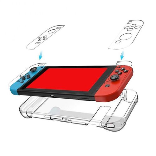 Coque Arrière Transparente Pour Nintendo Switch, Ultra Mince, Transparente Et Rigide, En Cristal, Pour Pc