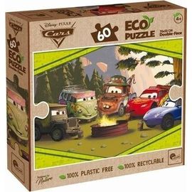Liscianigiochi- Disney Eco Puzzle DF Cars 60 91867 Non Applicable