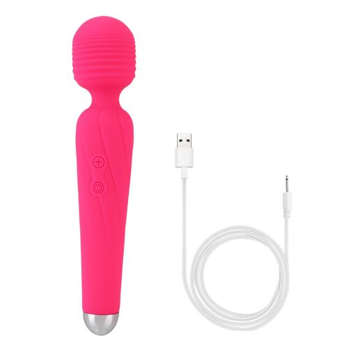 Godemiché Rechargeable Usb Pour Femme, Stimulateur De Clitoris Et De Mamelon, 10 Modes, Baguette Magique, Vibromasseur, Jouets Sexuels Pour Femmes