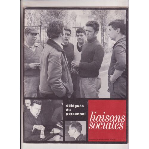 Liaisons Sociales Janv 1970 Délégués Du Personnel