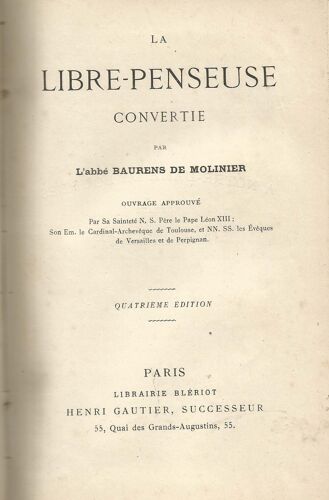 La Libre-Penseuse Convertie