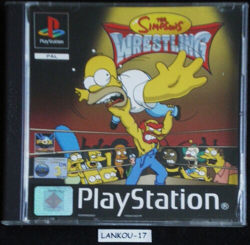 The Simpsons (Les Simpson) "Wrestling" Playstation