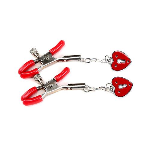 Pince À Seins En Métal En Forme De Coeur Pour Couples, Jouets Flirt, Jeux Pour Adultes, Bsie M Bondage, Accessoires De Même