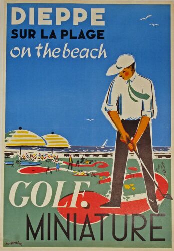Affiche Dieppe Golf