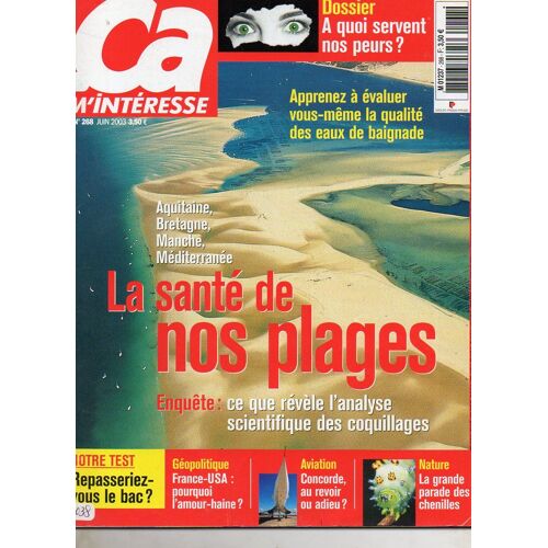Ca M'intéresse N° 268 : La Santé De Nos Plages