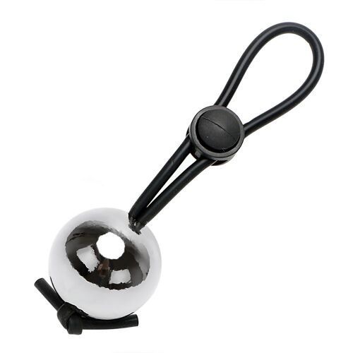 Jouets Sexuels Pour Hommes, Retardement De L'éjaculation, Anneaux Avec Boule De Métal, Agrandissement Réglable