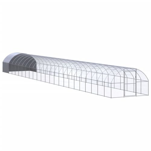 Vidaxl Poulailler D'extérieur 3x24x2 M Acier Galvanisé