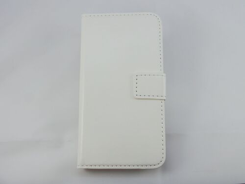 ★★ Etui Folio Articulé Porte Carte ★ Blanc ★ Pour Samsung S5 Mini G800 ★★