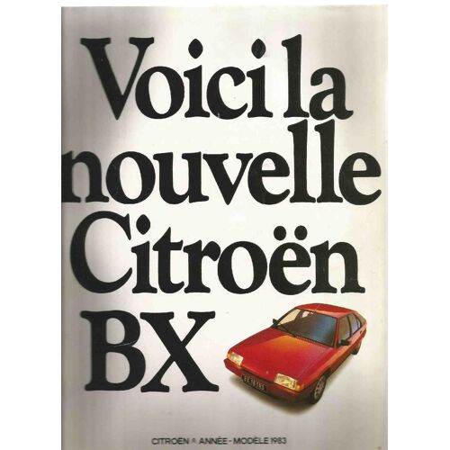 Citroen Bx Am 83  Catalogue De L'ensemble De La Gamme