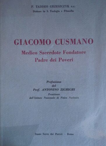 Giacomo Cusmano Medico Sacerdote Fondatore Padre Dei Poveri