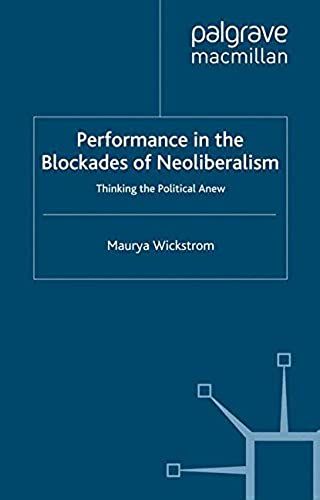 Performance In The Blockades Of Neoliberalism