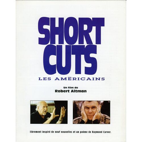 Short Cuts, Synopsis Dépli., Altman, Macdowell, Moore, Robbins, Mcdormand, Downey Jr, Lemmon, Modine