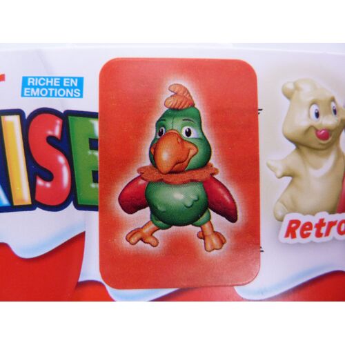 Autocollant Kinder Surprise 2014 - 2015 "Série Spéciale 40 Ans" Série Ff Perroquet