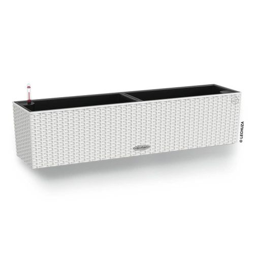 Lechuza Jardinière Balconera Cottage 80 All-In-One Blanc