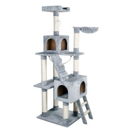 Kerbl Arbre À Chat Square 178 Cm Gris Clair