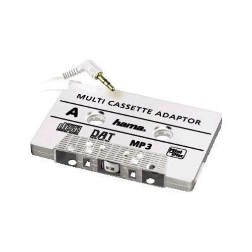 Hama MP3/CD Adapter Car Kit - Adaptateur cassette pour voiture - blanc