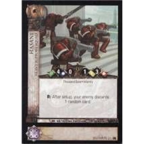 Horus Heresy Ccg - Hasani - Escouade De Soutien 60/152 (Base Set)