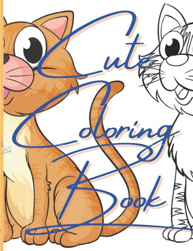 Cute Colouring Book For Kids: 4-10: Cute-Style Animal Colouring Book For Kids - Easy And Fun To Use