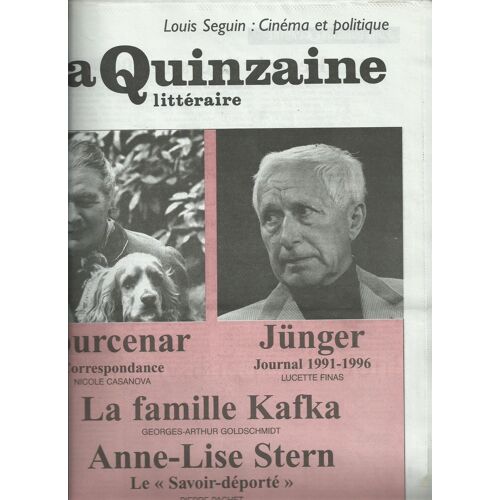 La Quinzaine Littéraire 881 Yourcenar Jünger Anne-Lise Stern