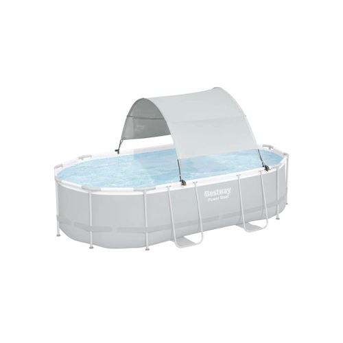 Auvent pour piscine tubulaire Bestway largeur 2,10 à 3,40 m