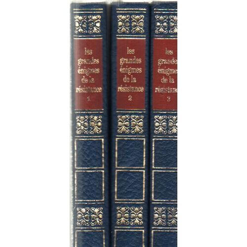 Les Grandes Énigmes De La Résistance / 3 Tomes