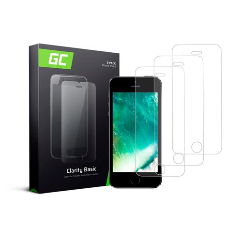 3x Verre Trempé Gc Clarity Pour Le Téléphone Apple Iphone 5 / 5s / 5c / Se