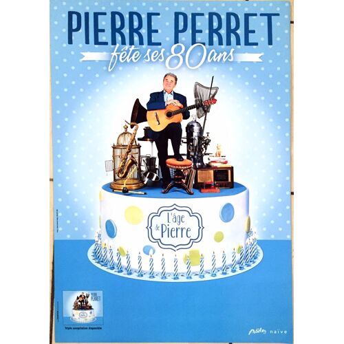 Pierre Perret - Affiche Musique / Concert / Poster