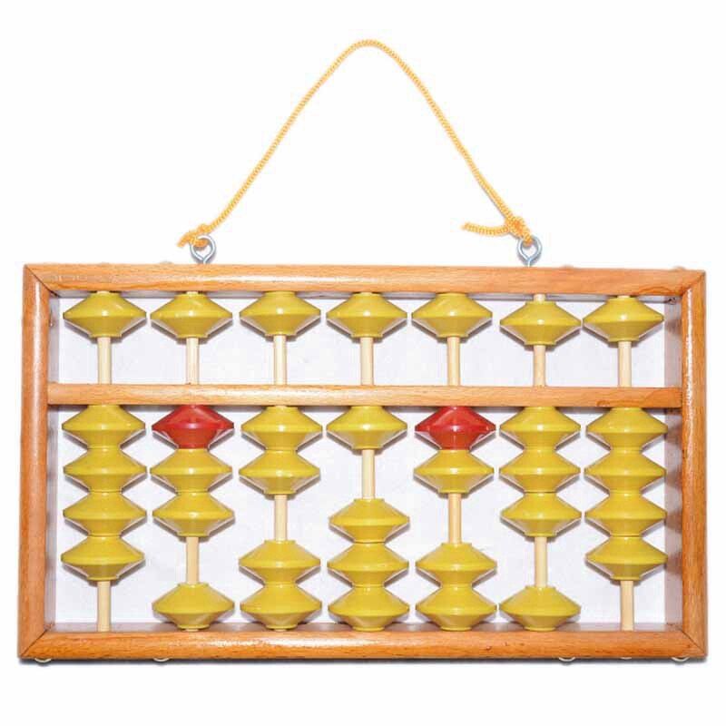 Boulier Chinois En Bois Vintage – 13 Colonnes – Éducatif Et Ludique Pour Les Maths
