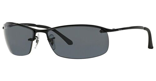 Lunette De Soleil Rectangulaire Ray-Ban Noir - S