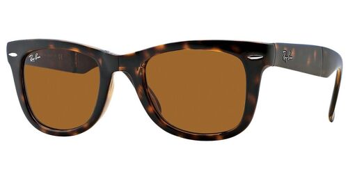 Lunette De Soleil Rectangulaire Ray-Ban Havana - Xl