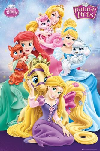Palace Pets - Groupe Disney - Affiche / Poster Envoi En Tube
