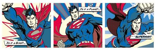 Superman - Pop Art  - Affiche / Poster Envoi En Tube