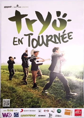 Tryo -  - Affiche / Poster Envoi En Tube