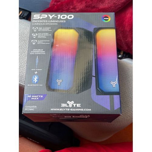 Enceintes Bluetooth T'nb Rgb Spy100 (noir)