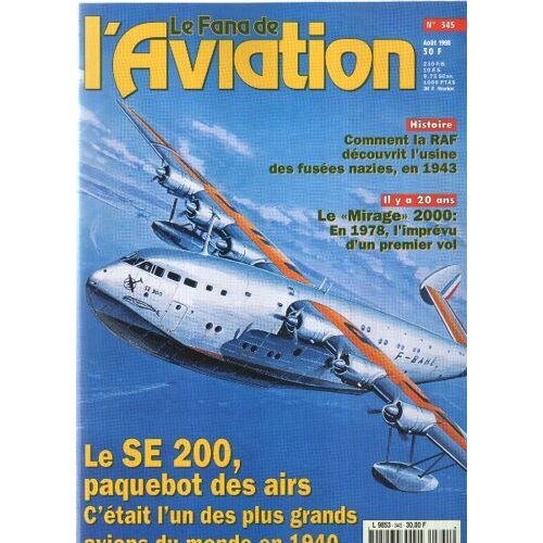 Revue Le Fana De L'aviation N° 345