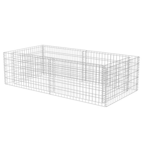 Jardinière À Gabion 180 X 90 X 50 Cm