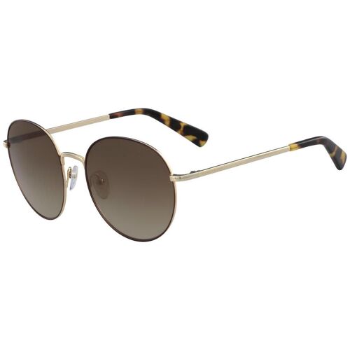 Lunette De Soleil Ronde Longchamp Doré - M